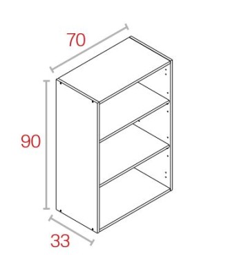Módulo Alto 90*70 Aluminio
