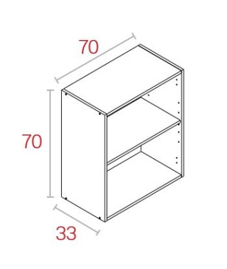 Módulo Alto 70*70 Blanco