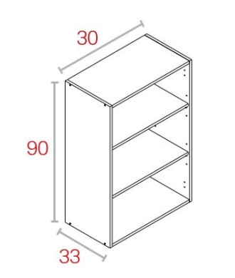 Módulo Alto 90*30 Blanco