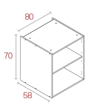Módulo Bajo 70*80 Blanco