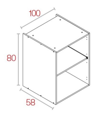 Módulo Bajo 80*100 Blanco