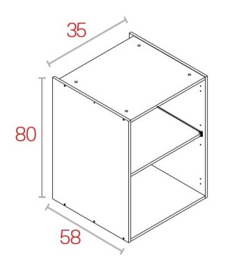 Módulo Bajo 80*35 Blanco