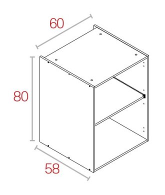 Módulo Bajo 80*60 Blanco