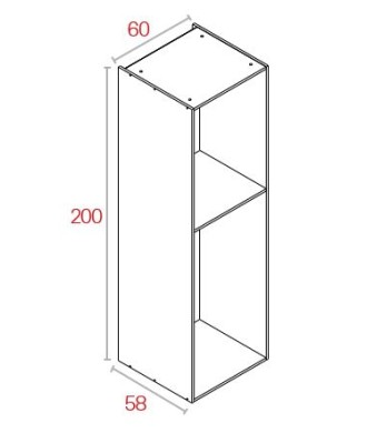 Módulo Despensero 200*60 Blanco