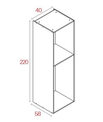 Módulo Despensero 220*40 Blanco