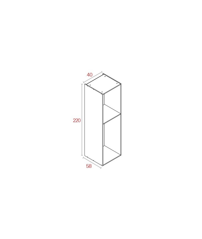 Módulo Despensero 220*40 Blanco