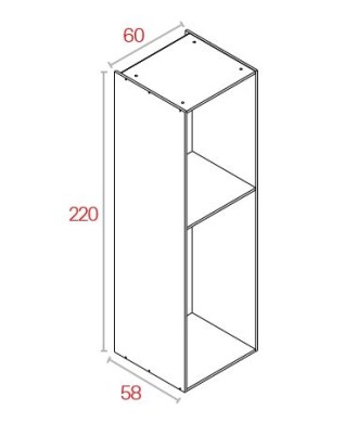 Módulo Despensero 220*60 Blanco