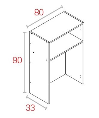 Módulo Escurreplatos 90*80 Blanco