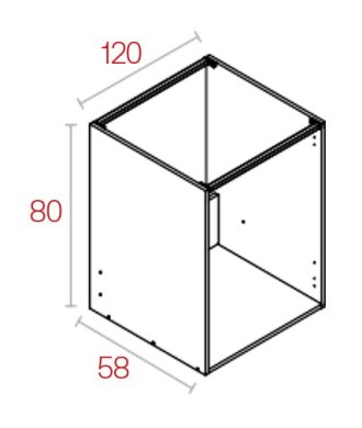 Módulo Fregadero 80*120 Blanco