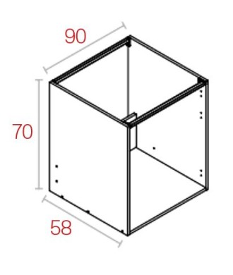 Módulo Fregadero 70*90 Blanco