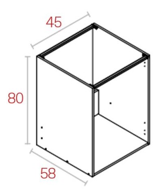 Módulo Fregadero 80*45 Blanco