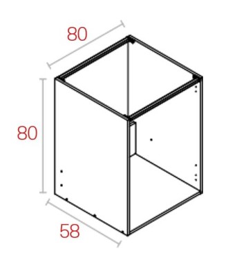 Módulo Fregadero 80*80 Blanco