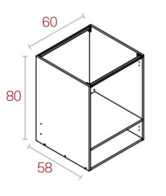 Módulo Horno 80*60 Blanco