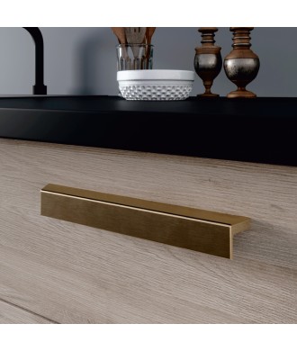 Perfil 867 200mm Bronce Anodizado Satinado                                                          