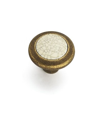 Pomo Porcelana Bronce Rustico 9832.831                                                              